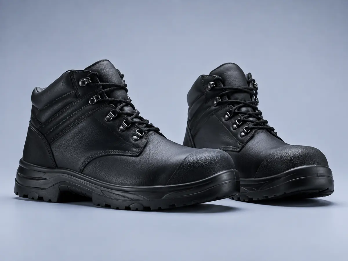 Botines industriales de seguridad con puntera reforzada